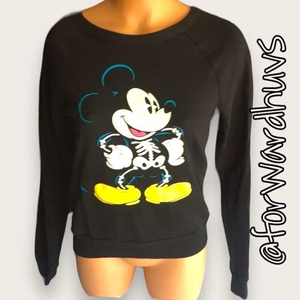 Mickey Mouse Jerry Leigh Long Sleeve Top - Size Medium